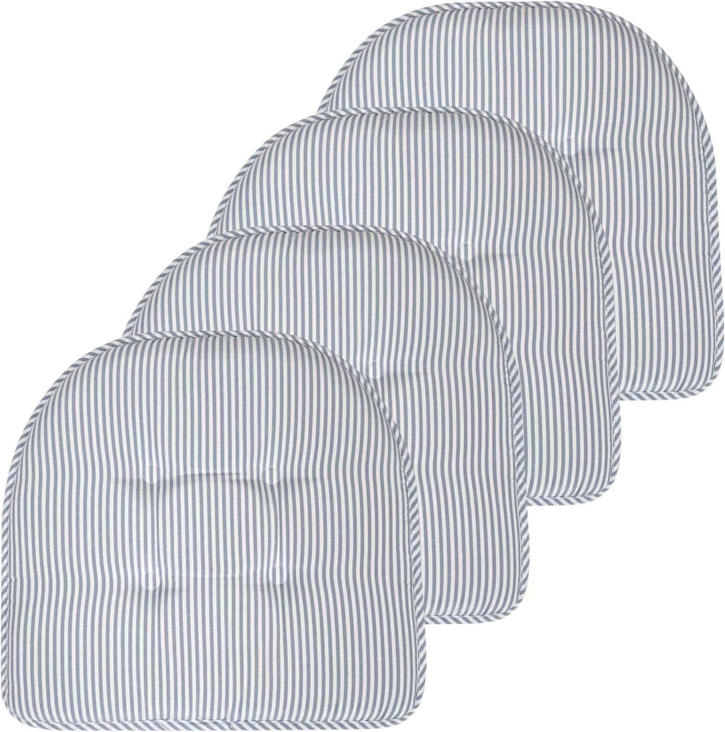 Sweet Home Collection Memory Foam Chair Cushion Pads 4 Count