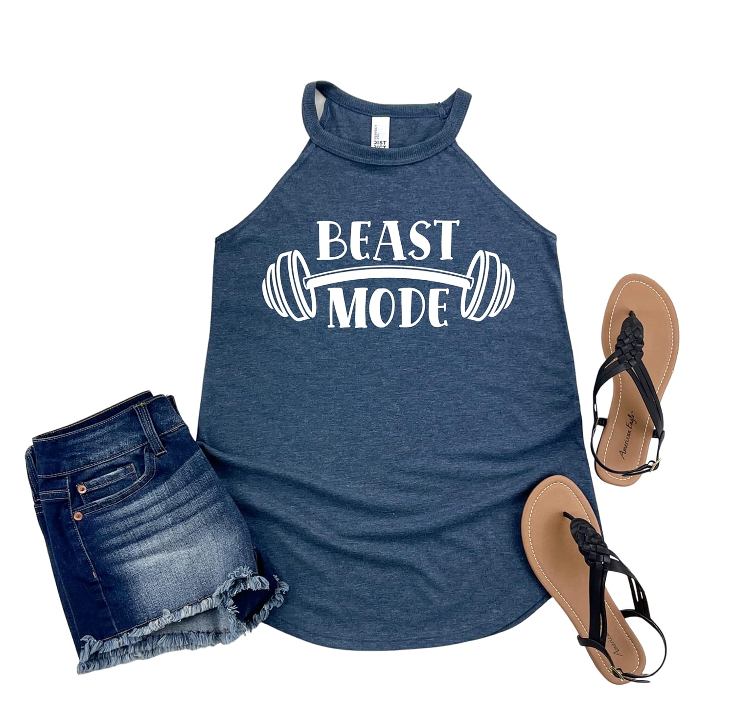 BEAST MODE Women's Weights Tank | Fitness Lift Shirt