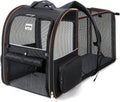 Large Cat Backpack Carrier Expandable Pet Carrier for Small Dogs