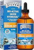 Sovereign Silver 8oz Colloidal Silver 10 ppm - Dropper for Immune