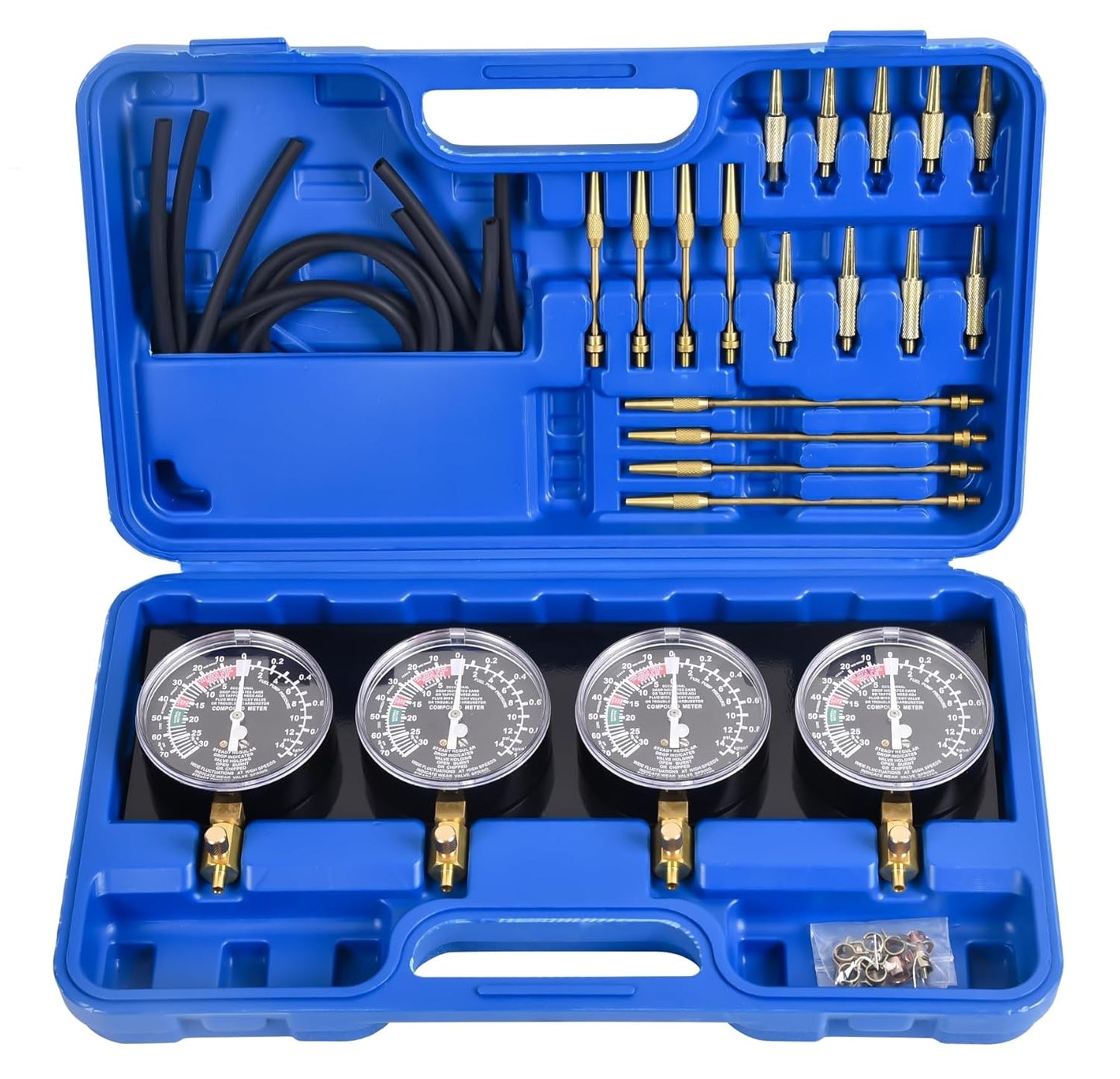 Motorcycle Vacuum Carburetor Synchronizer Gauge Tool for 4 Cylinders
