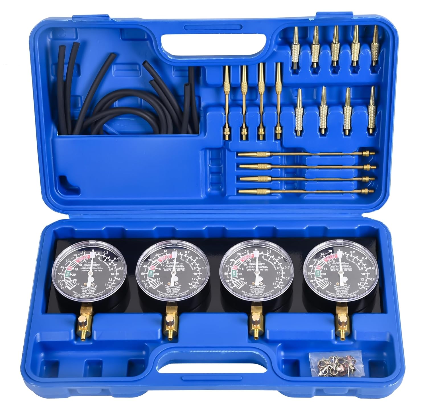 Motorcycle Vacuum Carburetor Synchronizer Gauge Tool for 4 Cylinders