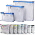 Clear TSA Travel Toiletry Bags Set of 3 - Water-Resistant Organizer