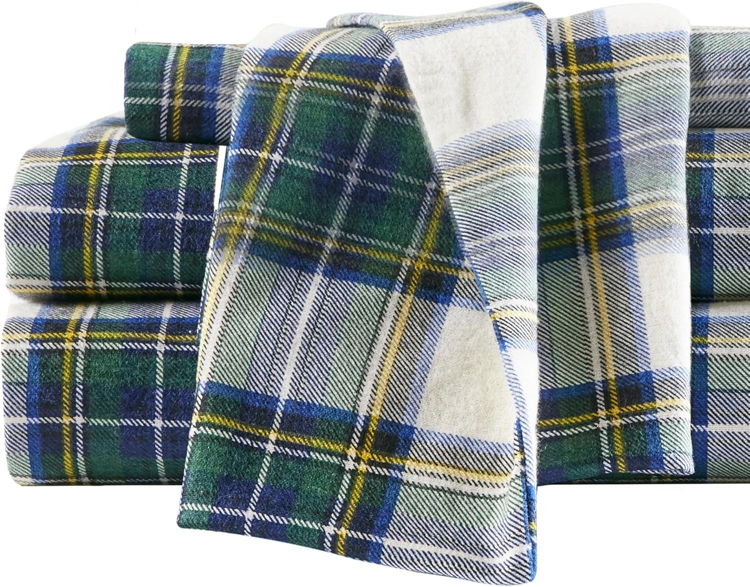 Comfort Spaces Cotton Flannel Sheets Set for Cozy Bedding