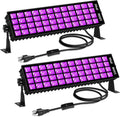100W LED Black Light Bar - Bright IP66 Blacklight for Glow Parties