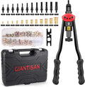 Rivet Nut Tool Kit 16-In Rivnut Kit with 12 Metric and SAE Mandrels