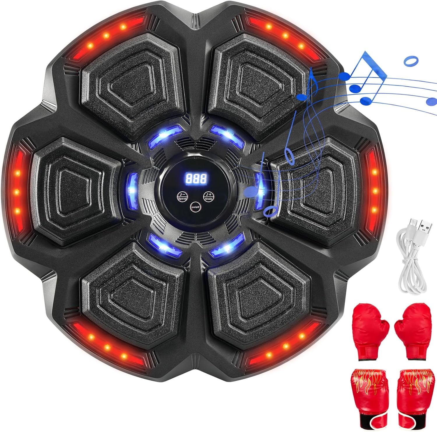 Smart Wall-Mounted Boxing Kit with Gloves - HAWEEK