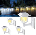 LeiDrail Solar Fence Lights with 2 Modes for Outdoor Decor