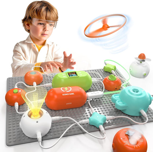 Electronics Exploration Kit - 420+ Projects, STEM Toy for Ages 3-12