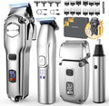 Jack & Rose Hair Clippers for Men Set Professional - 4in1 Cordless Kit