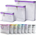 Clear TSA Toiletry Bag Set of 3 - Water-Resistant Travel Organizers