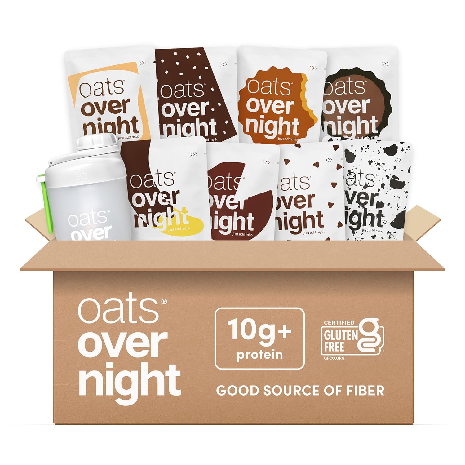 Oats Overnight Chocolate Variety Pack - High Protein Breakfast