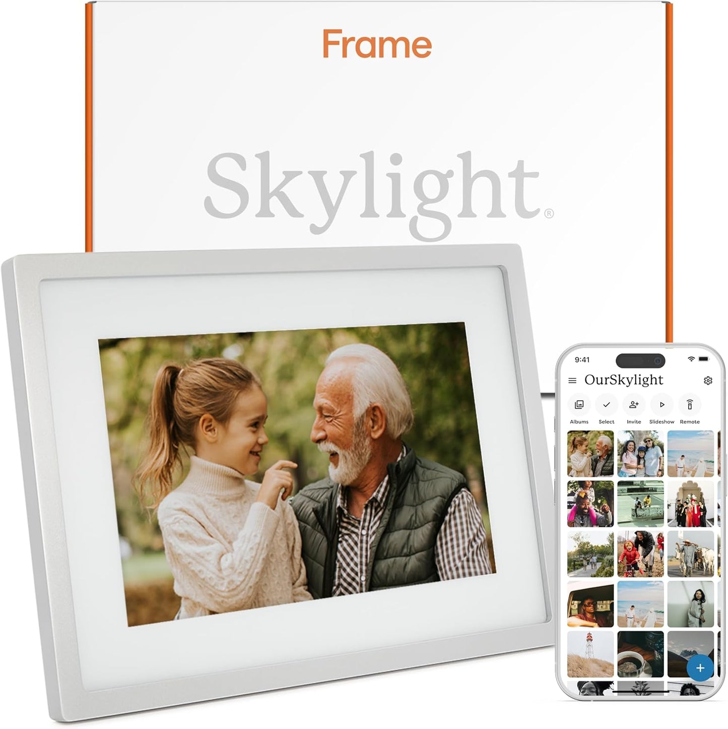 Skylight Digital Picture Frame - WiFi Enabled 10 Inch Display