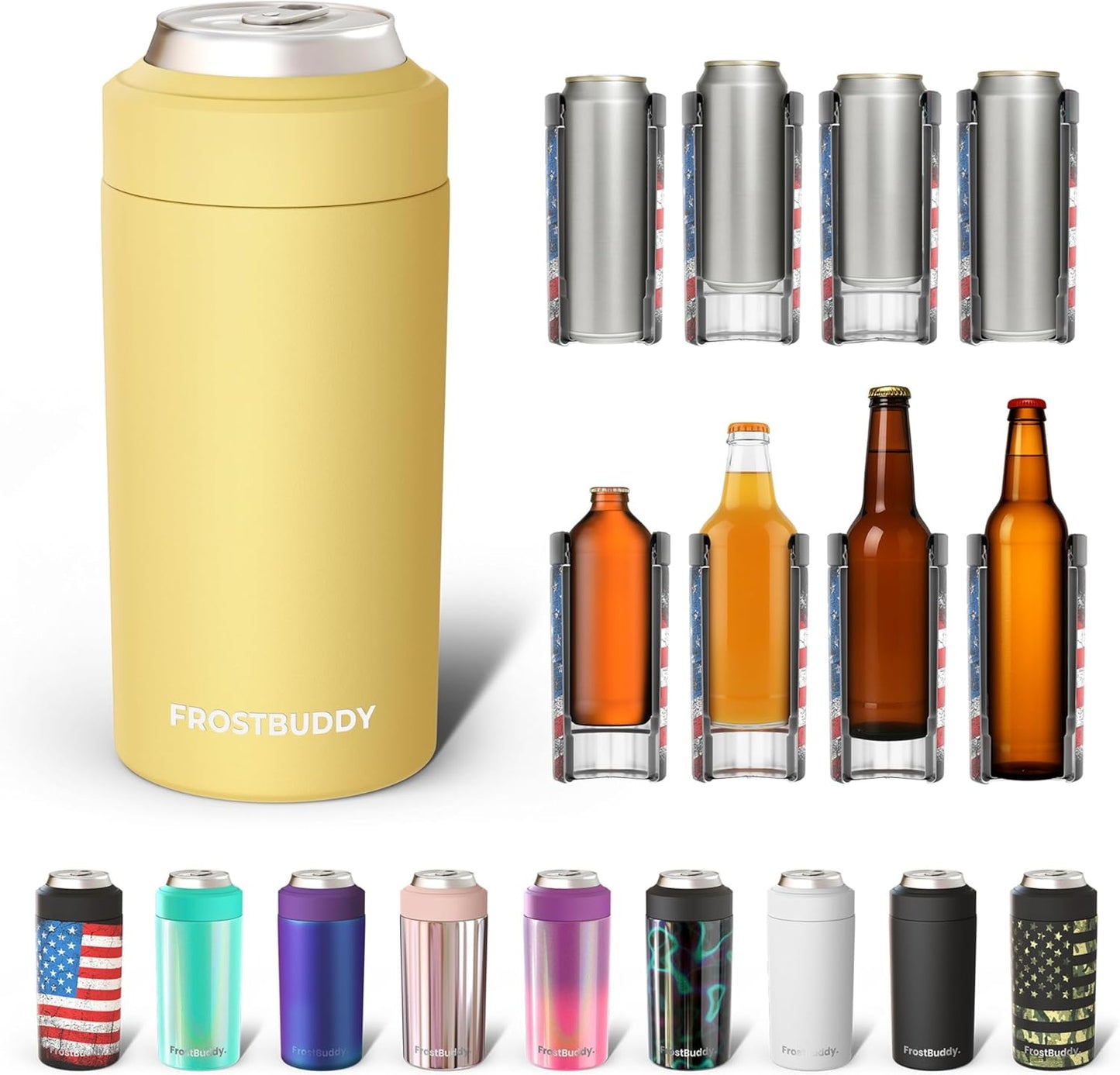 Frost Buddy Universal Can Cooler - Perfect for All Drink Sizes