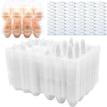 Egg Cartons 60 Packs Clear Plastic 12-Egg Cartons - Reusable Storage