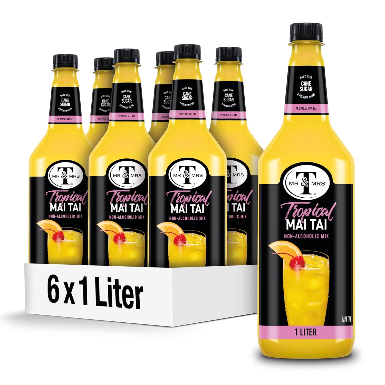 Mai Tai Mix Tropical Citrus Blend Cocktail Mixer 1 L Pack of 6