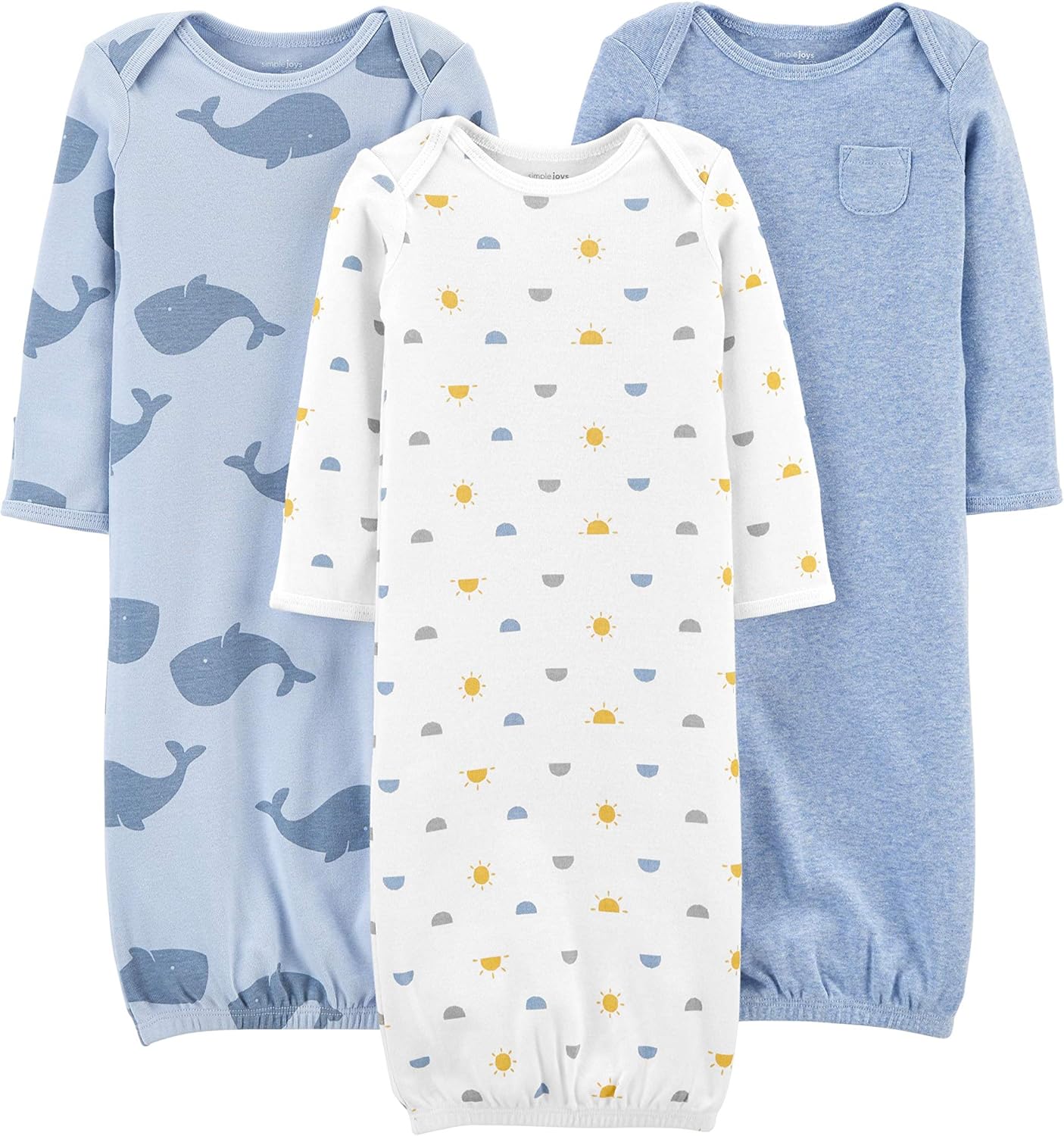 Cozy Comfort Pack: Carter's Baby Boys' Sleeper Gowns