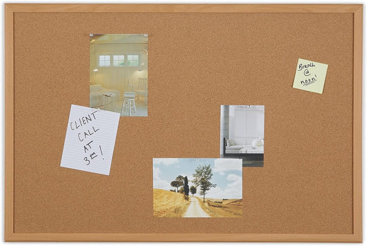 Staples Cork Bulletin Board for Organizing Notes and Ideas