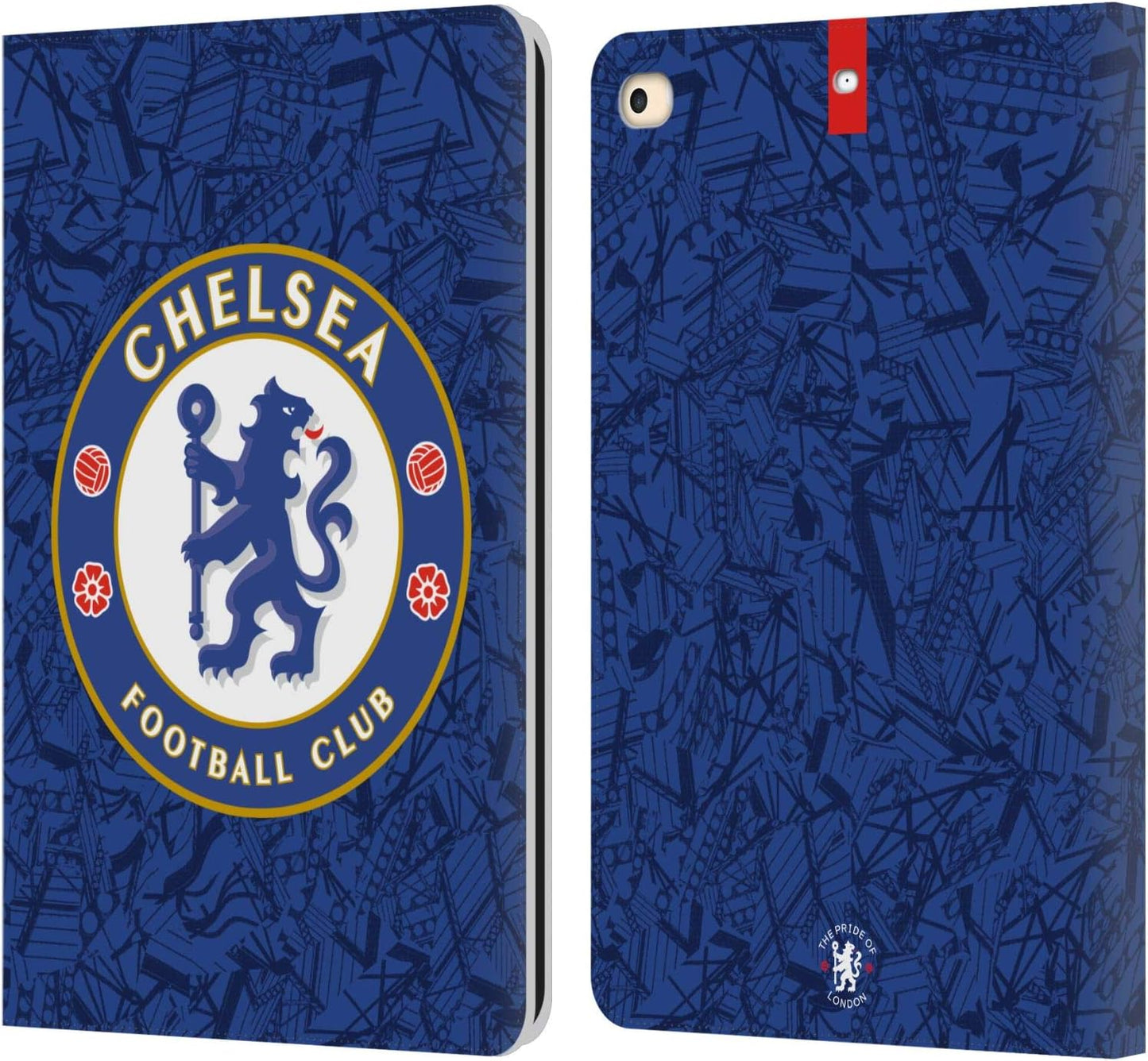 Chelsea Football Club Home 2019/20 Kit Leather Flip Case for iPad