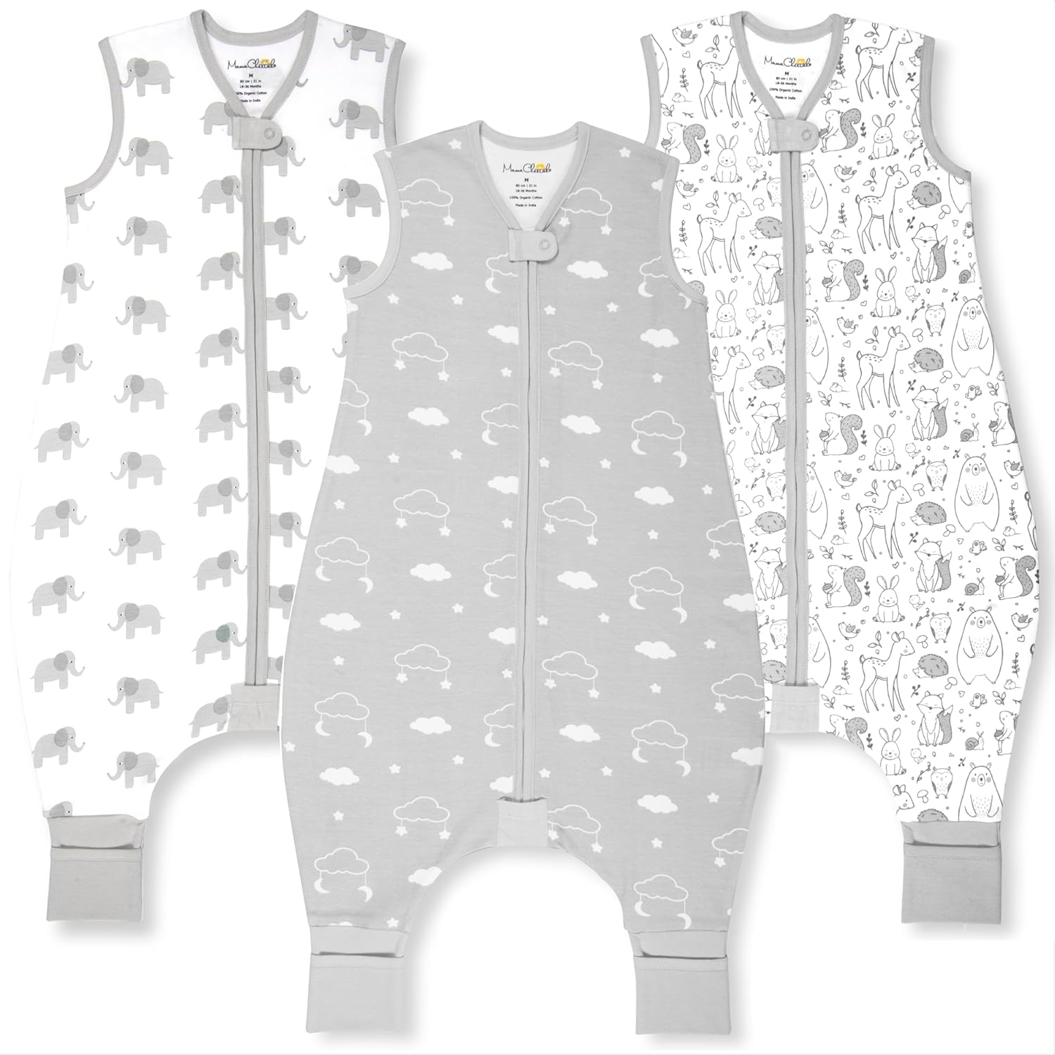 Mama Cheetah Toddler Sleep Sack with Feet for Cozy Nights