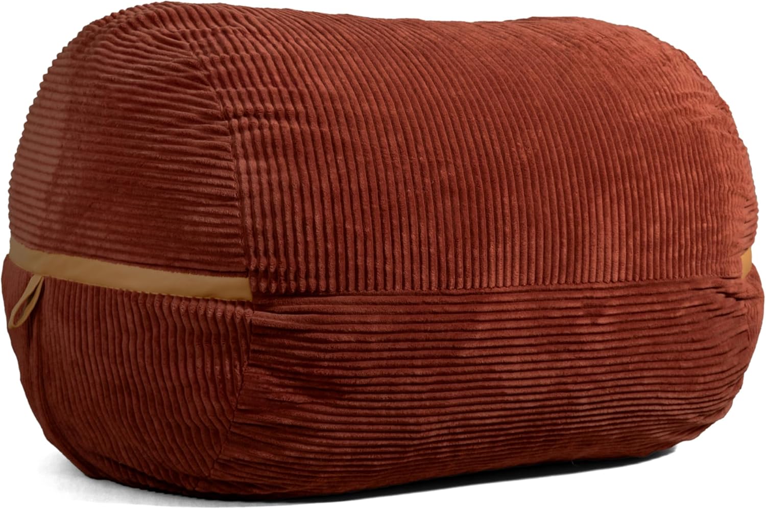 6ft Big Joe Fuf XL Bean Bag Chair, Deep Terracotta Plush