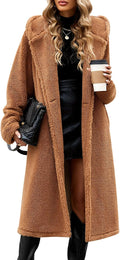Cozy Women's Fuzzy Fleece Hooded Coat for Winter Style and Warmth
