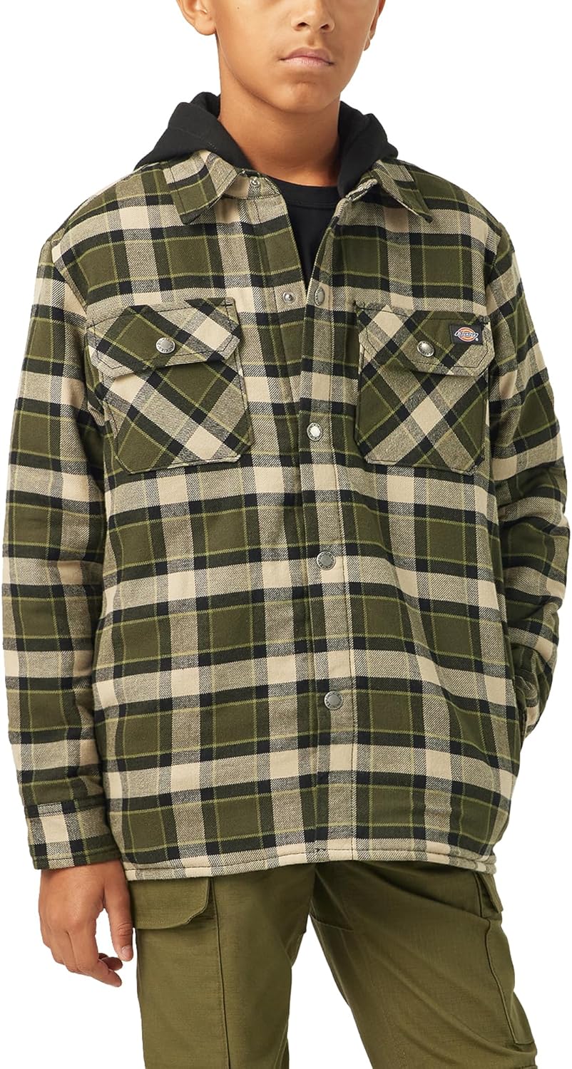 Dickies Boys Flannel Shirt Jacket for Ultimate Comfort and Style