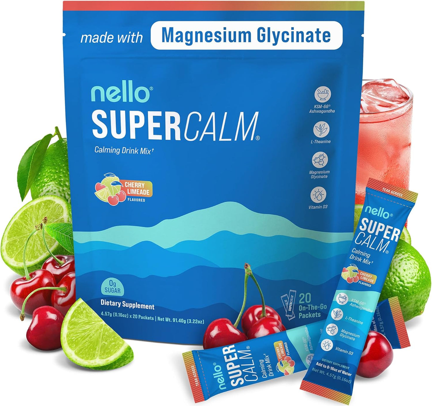 Supercalm Drink Mix - Ashwagandha for Focus and Relaxation