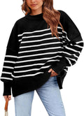 Oversized Crewneck Sweater Women 2025 - Cozy Chunky Knit Pullover