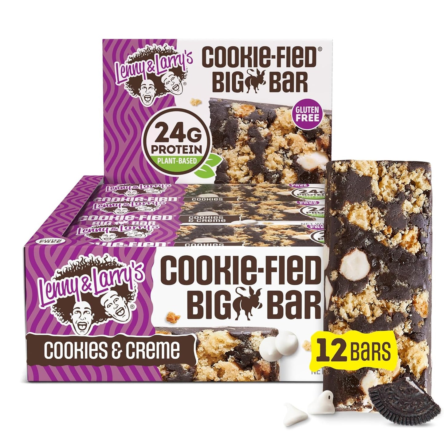 Cookie-fied BIG BAR Cookies and Creme Vegan Protein Bars Review