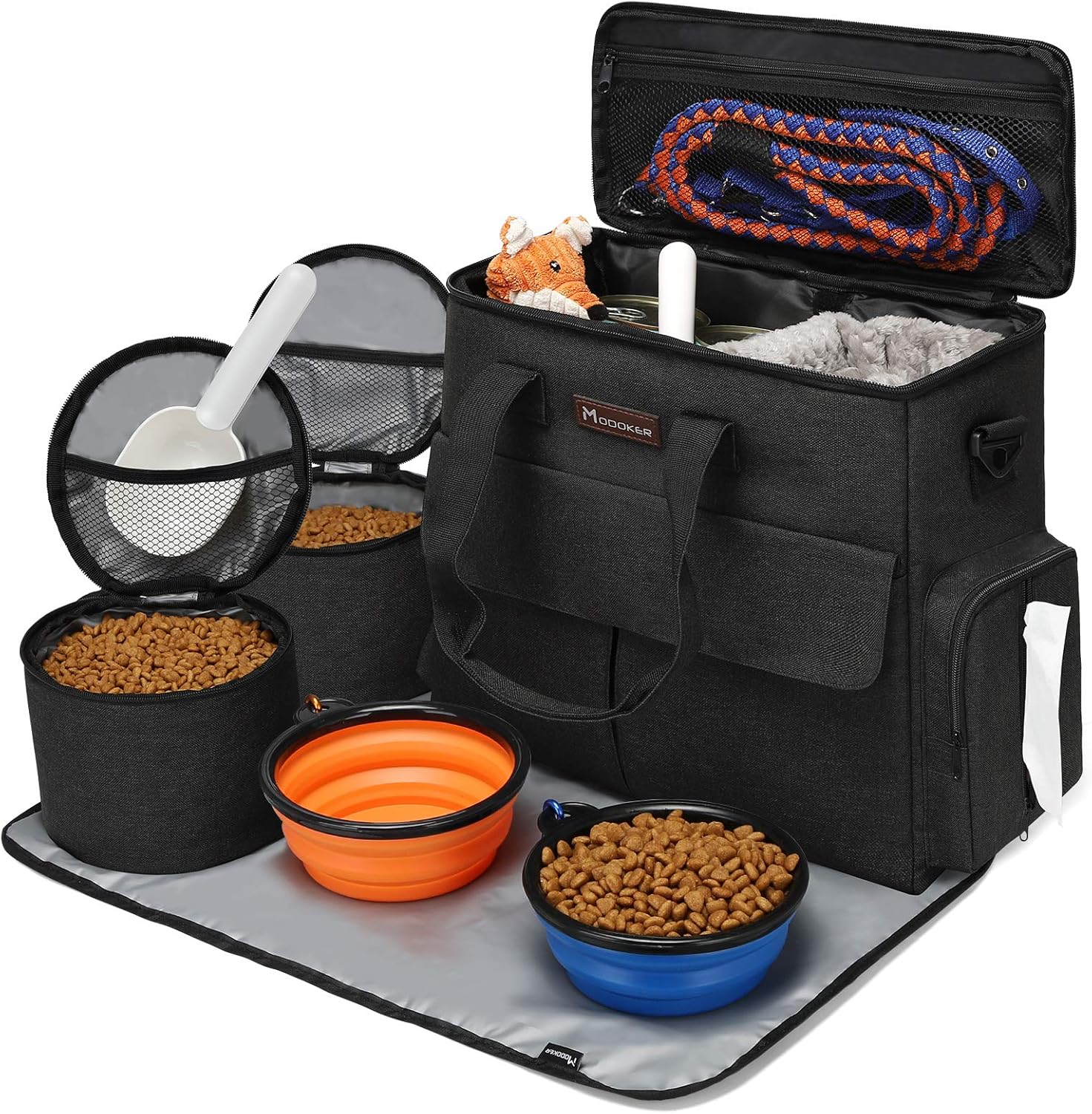 Dog Travel Bag for Weekend Getaways - Pet Travel Kit Essentials