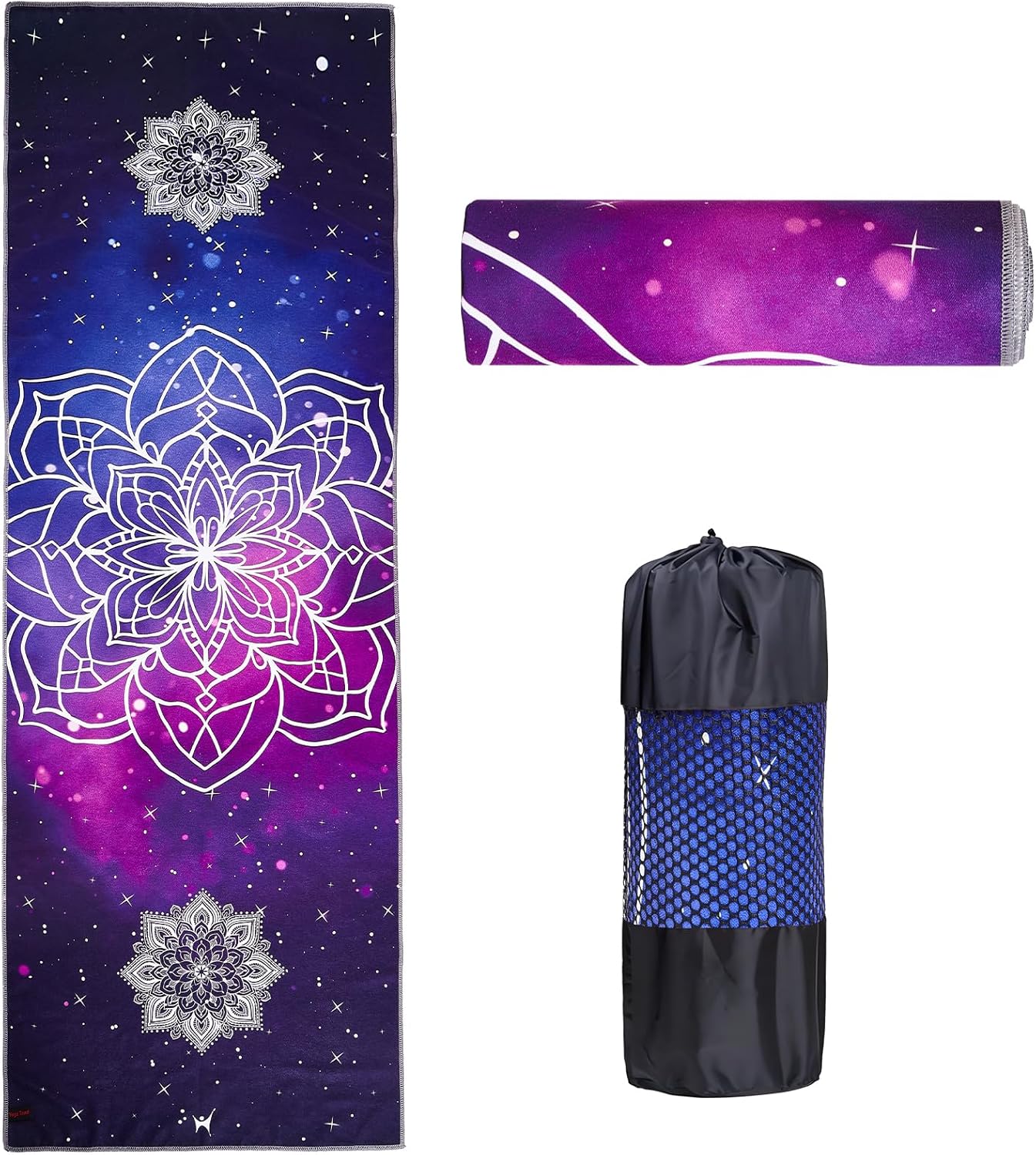 Hystrada Hot Yoga Towel - Non-Slip Microfiber - 100% Absorbent