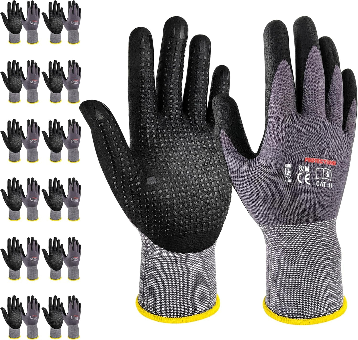 TOKISHI Dot Grip Gloves - Enhanced Grip & Durability