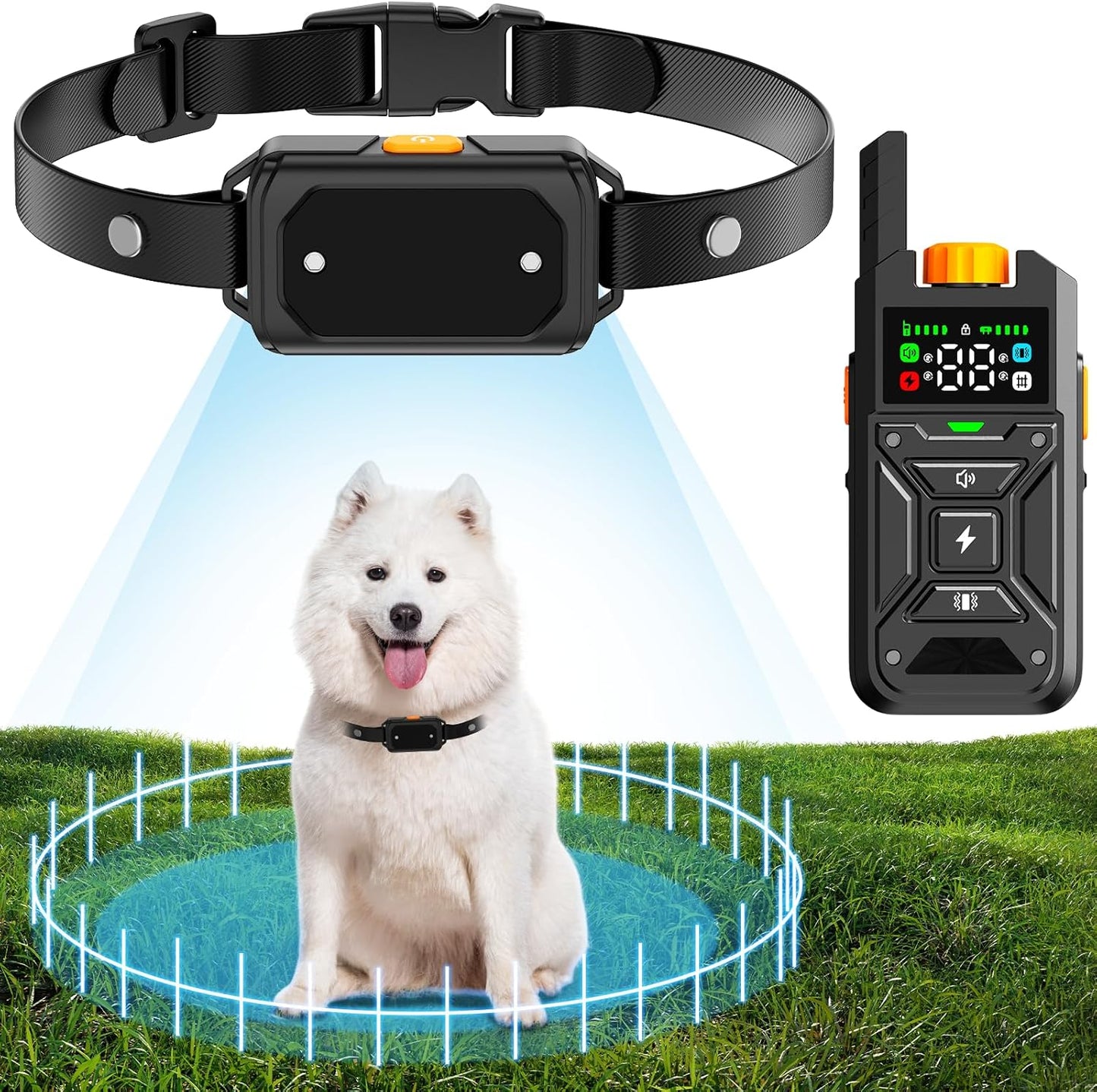 3-in-1 Electric Dog Fence & Training Collar - MOSBOK