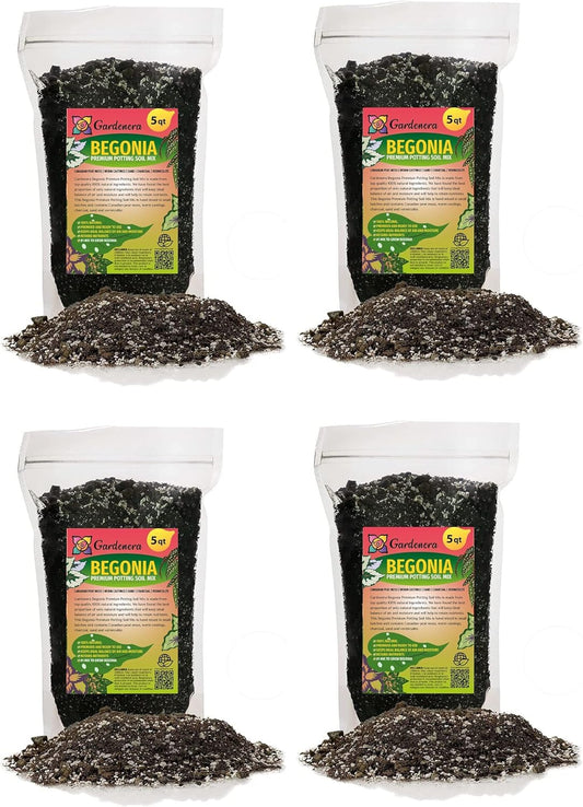 Gardenera Begonia Potting Mix for Thriving Flower Beauty