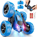 QUNREDA 4WD Stunt RC Car - LED Lights, 360 Flips, USB-C Batteries Check It Out