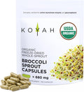 Freeze-Dried Organic Broccoli Sprout Capsules with Myrosinase 150ct