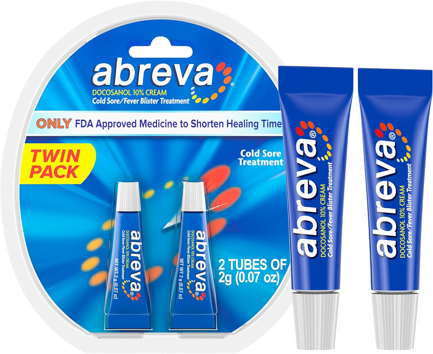 Abreva 10 Percent Docosanol Cold Sore Treatment for Fast Relief