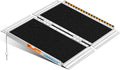 LEMNSCATE 2ft Wheelchair Ramp for Steps - Portable 800lb Capacity