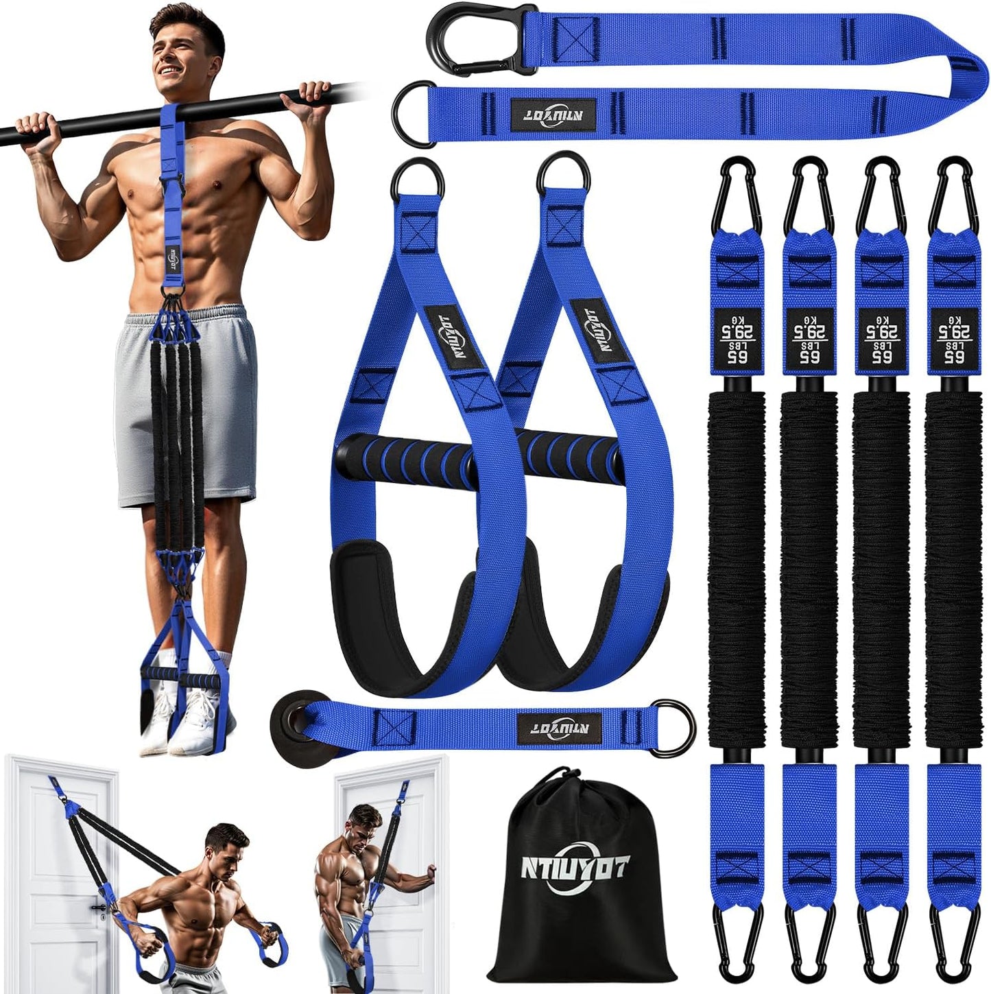 Heavy Duty Pull Up Bands for Enhanced Strength Training at Home