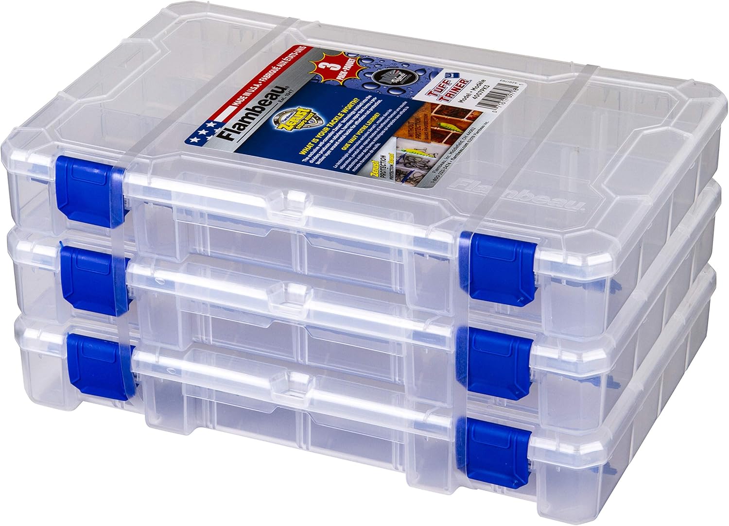 Organize with Ease: 3-Pack Flambeau Tackle Boxes