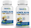 Premium Monolaurin 600mg 2 Pack - Potent Immune Support Capsules