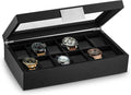 Glenor Co Luxe Carbon Fiber Watch Box - 12 Slot Holder