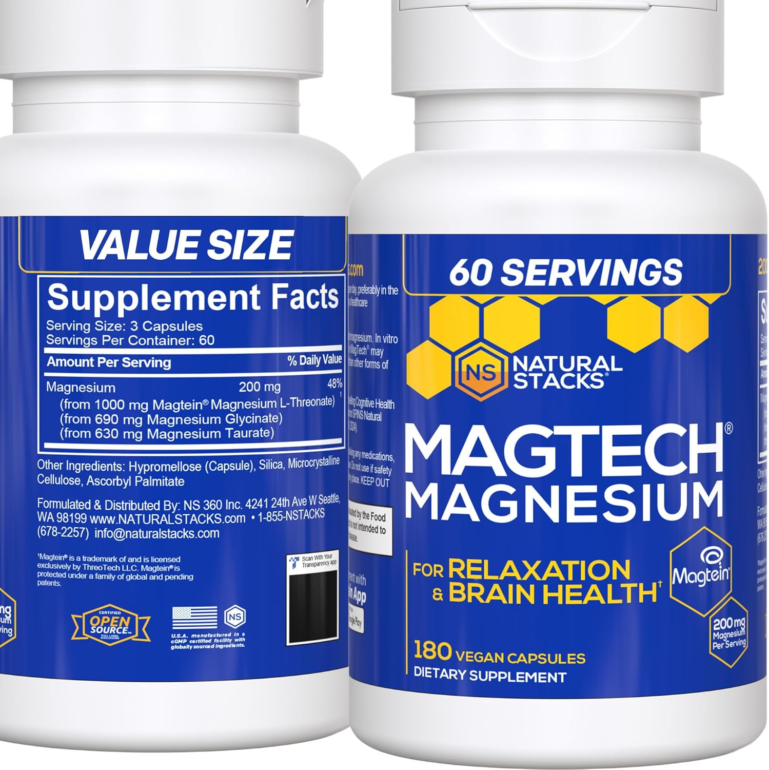 MagTech Magnesium Supplement for Relaxation & Brain Health