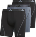 adidas Men's Performance Athletic Mesh Boxer Briefs (Style T7GV)