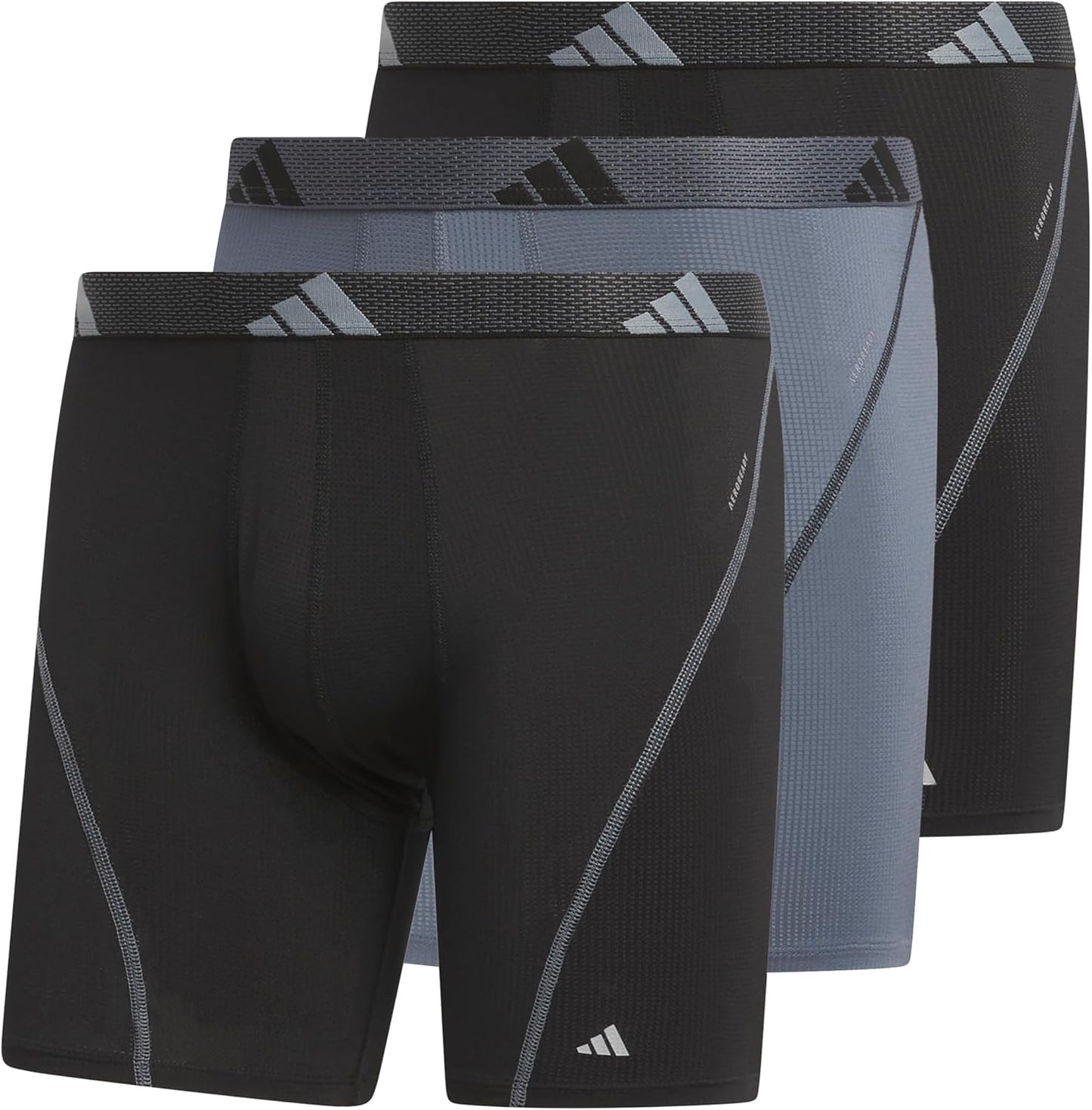 adidas Men's Performance Athletic Mesh Boxer Briefs 3-Pack