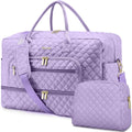 Travel Duffel Bags for Women with Shoe Compartment & Wet Pocket