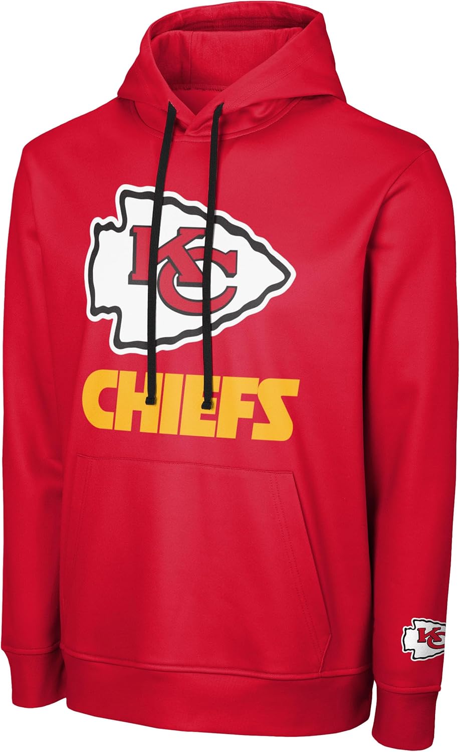 NFL Men's Official Primary Logo Wordmark Pullover Hoodie Sweatshirt