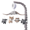 Woodland Forest Musical Baby Crib Mobile Soother - Calming Rotating