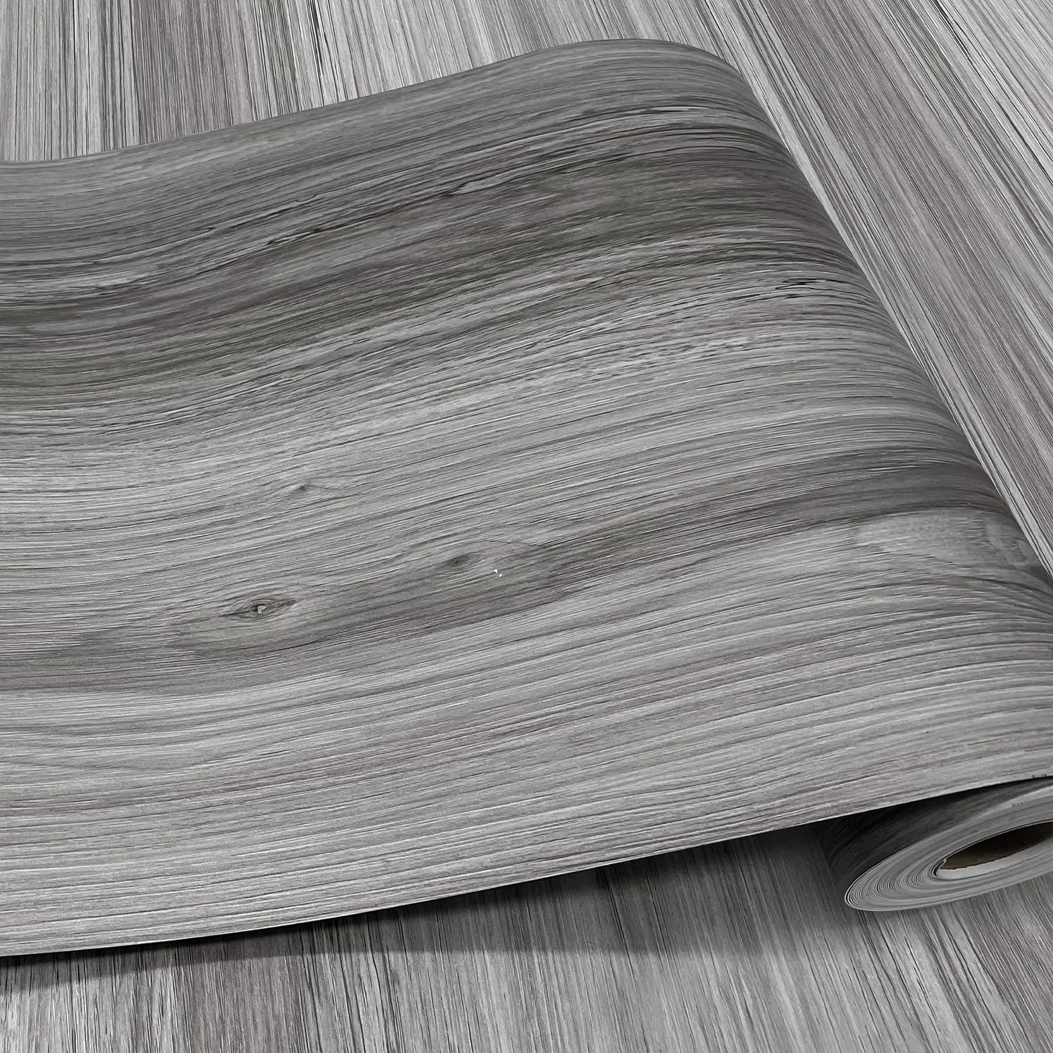 Wood Grain Peel and Stick Floor Tiles for Easy Renovation